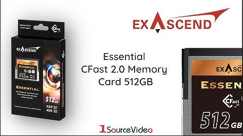 Exascend Essential CFast 2.0 Memory Cards