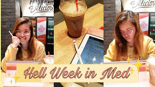 🍃📚 breakdowns & hell week + a study vlog (med vlog #1)