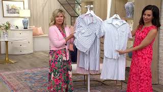 Cuddl Duds Smart Comfort Collared Pajama Set on QVC