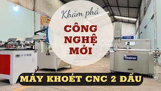 Máy khoét khóa cnc | máy khoét khóa cnc 2 đầu | máy khoét khóa cnc kingmac