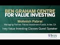 2012 Ivey Value Investing Classes Guest Speaker: Mohnish Pabrai