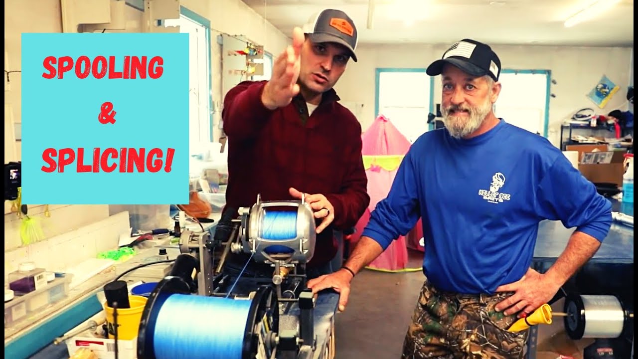 How to Professionally Spool Your Offshore Fishing Reel From Splicing