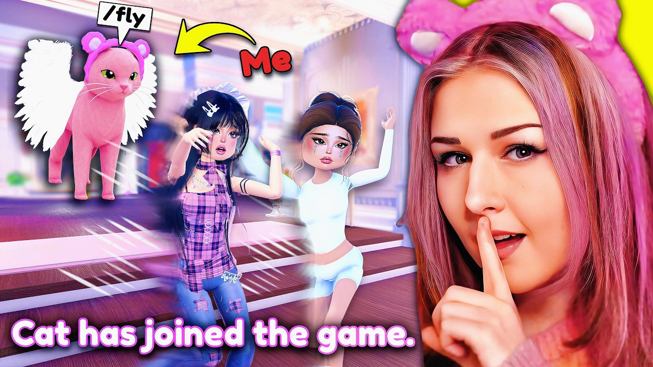 I Added FLYING CATS Into DTI & Things Got WEIRD... | ROBLOX Dress to Impress Trolling