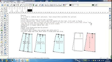 Richpeace Garment CAD Software (Adjust with Dart or Pleat Merged)