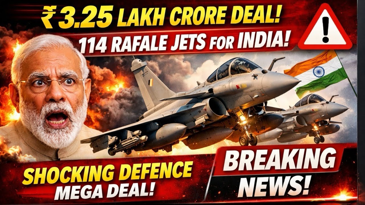 🇮🇳 India’s Biggest Defence Deal Ever? 114 Rafale Jets for ₹3.25 Lakh Crore Explained
