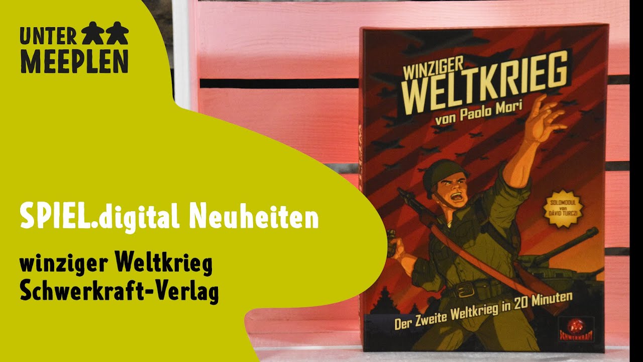 SPIEL.digital - Neuheiten - winziger Weltkrieg - Schwerkraft-Verlag