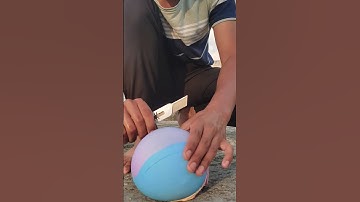 I MADE SATISFYING MULTI LAYER BALLOON #shortvideo #shorts