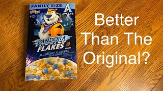Avatar Pandora Frosted Flakes With Blueberry Flavored Blue Moons Cereal Review