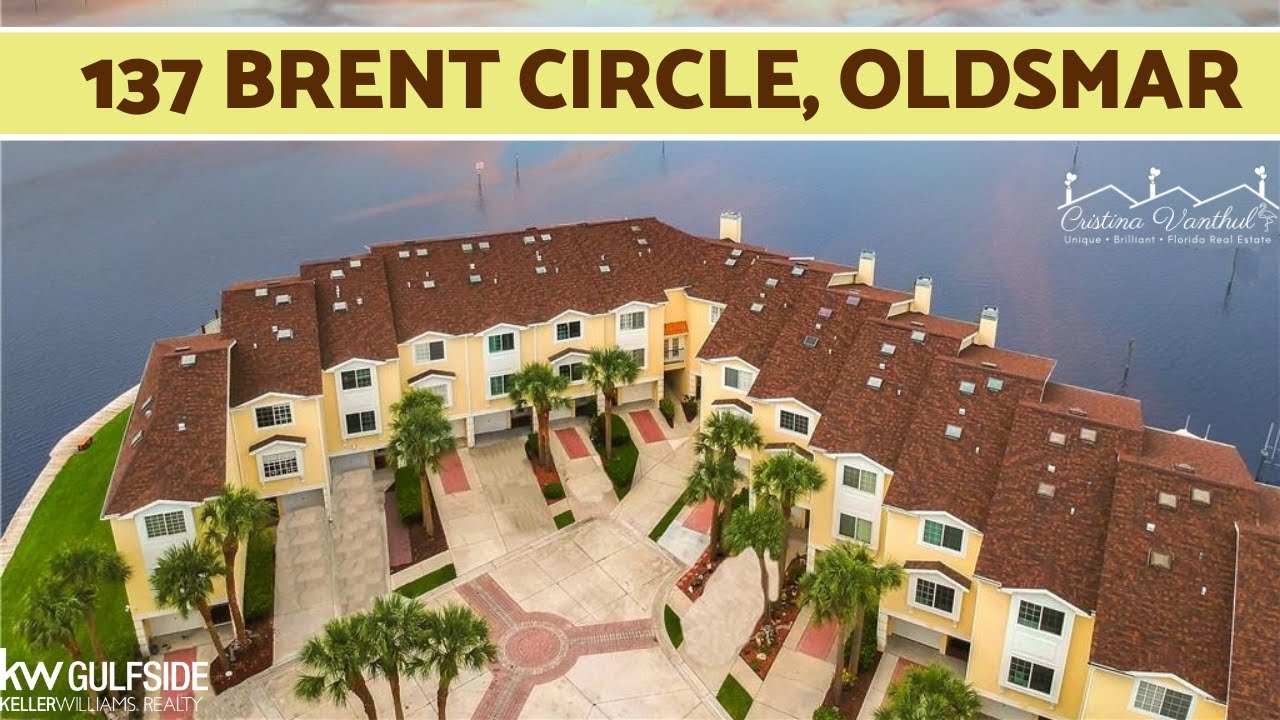 WATERFRONT Townhome in OLDSMAR Full HOME TOUR Living in Tampa Bay 