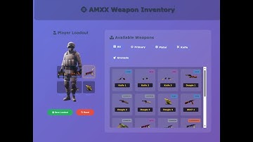 Counter-Strike 1.6 Mysql Weapons System