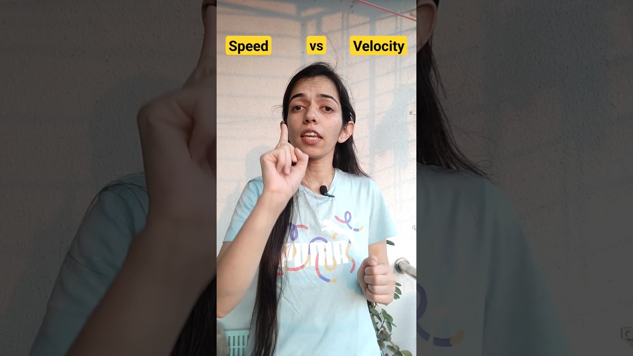 Difference between Speed and Velocity? 🤔 #shorts #speed #velocity #shavetakaadda
