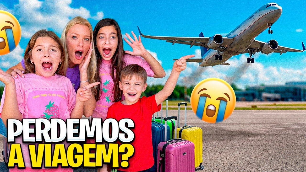 SERA QUE PERDEMOS O VOO??✈️ *24 horas voando com a gente*