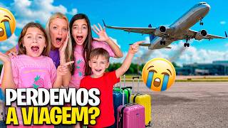 SERA QUE PERDEMOS O VOO??✈️ *24 horas voando com a gente*