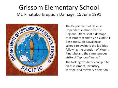 Pinatubo Damage to Grissom ES
