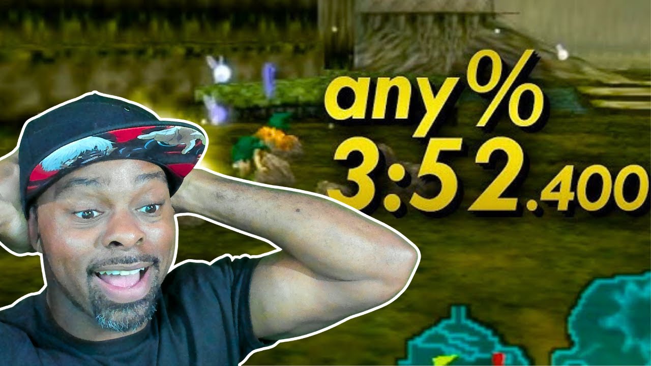 Моя реакция на Ocarina of Time. Любой % Speedrun за 