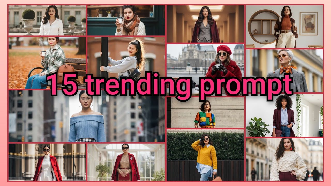 15 Google Gemini AI Prompts for Cinematic, High-Fashion Female Portraits 