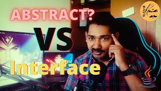 What is the main difference between interface and abstract class in Tamil? |  interface in java