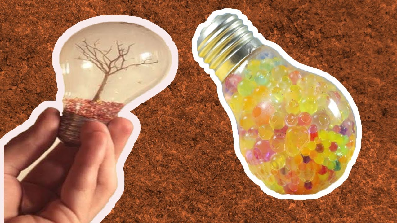 DIY CRAFTS FOR HOME DECOR - BULB CRAFTS AND LIFE HACKS