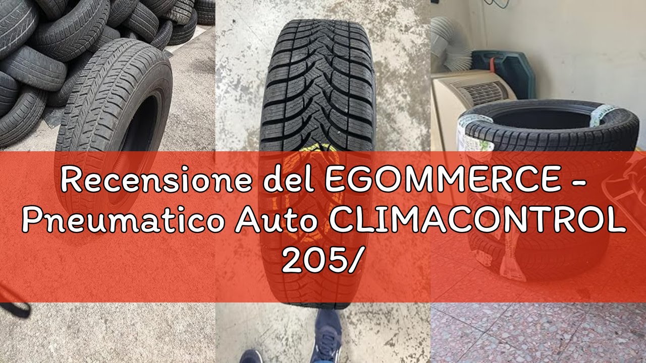 Recensione del EGOMMERCE - Pneumatico Auto CLIMACONTROL 205/55 R16 91 V 4 Stagioni Certificato M+S -