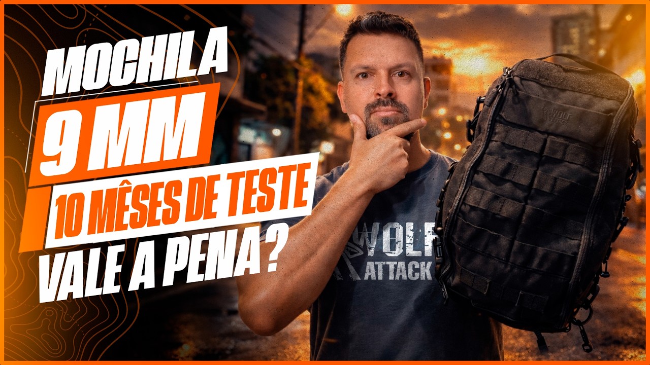 Mochila 9MM WOLF ATTACK é boa mesmo? Eu testei @Wolf Attack