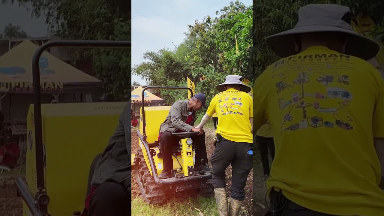 Petani bisa bekerja maksimal dengan mesin bajak Firman! 