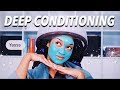 Deep Conditioning Natural Hair Routine Tutorial | Bri Hall (Vlogmas Day 5) 2019