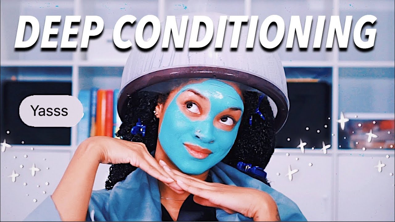 Deep Conditioning Natural Hair Routine Tutorial | Bri Hall (Vlogmas Day 5) 2019