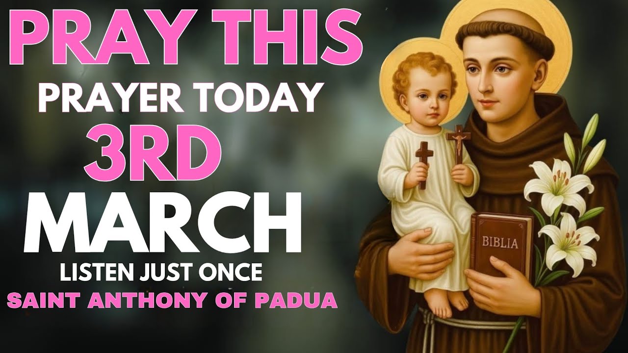 🙏URGENT MIRACLE PRAYER THAT MAKES IMPOSSIBLE THINGS POSSIBLE| ST ANTHONY NEVER DISAPPOINTS|PRAY NOW 
