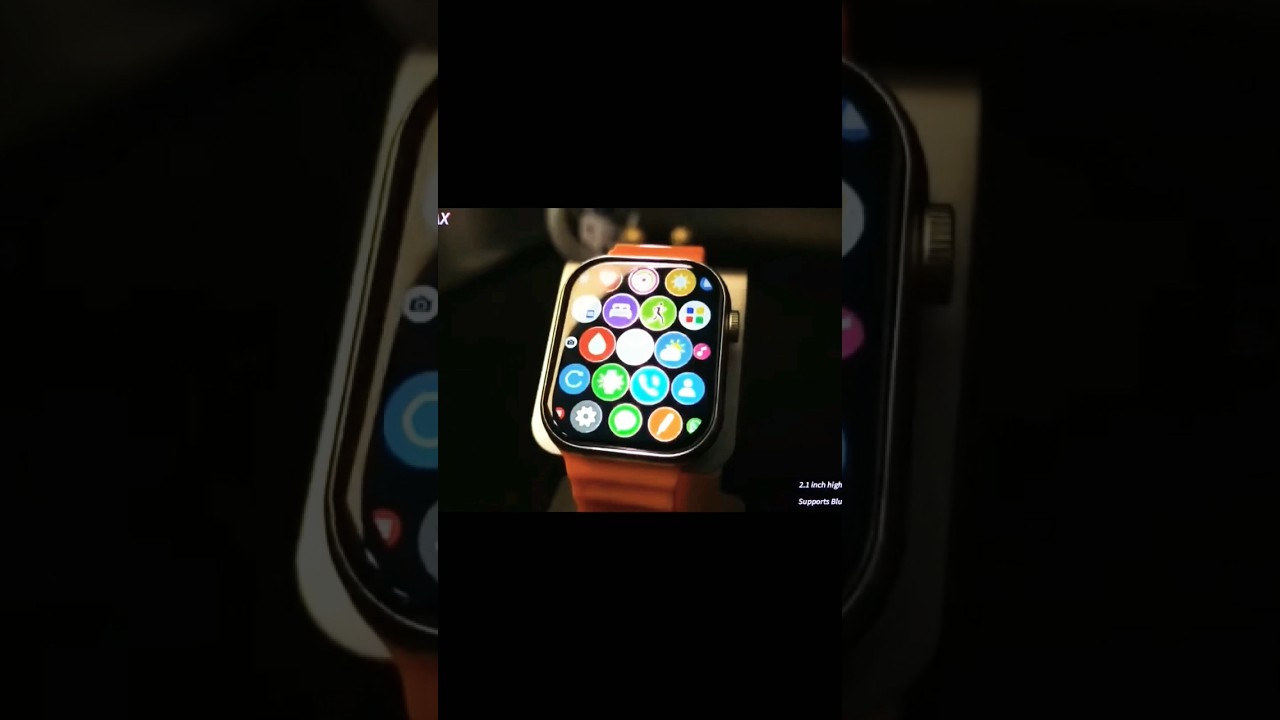 KW12 ulta smart watch with 5 stip. belts. 