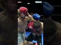 Skinny fighter loses a shoe and gets booed