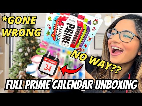 UNBOXING THE ENTIRE PRIME ADVENT CALENDAR *GONE WRONG*