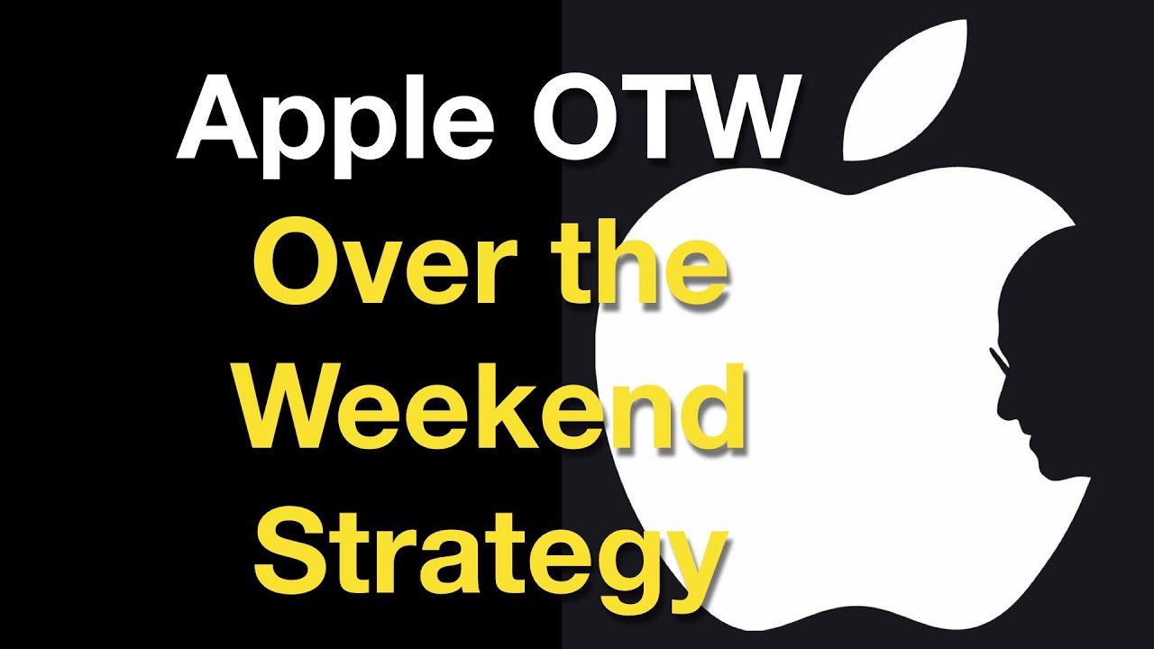 hangouts on air alternative Apple Over the Weekend Strategy