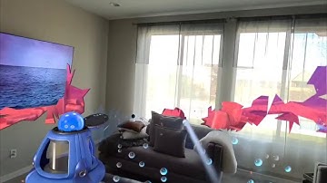 Meta Quest 3 First Encounters AR Game - Interior home gameplay