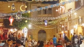 أجمل ليالى رمضان فى مصر (فلوج شارع المعز وتكيه خان خاتون جو رمضانى خيااال  )