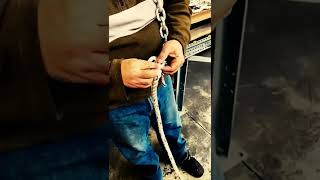 ASSEMBLY OF A MOORING (FOX ANCHORS)