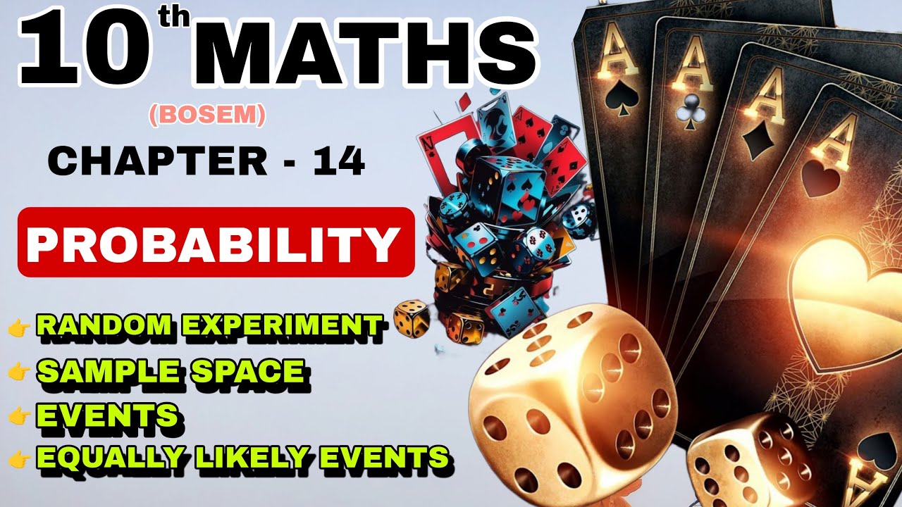 Introduction | chapter 14 | Probability | class 10 | bosem | manipur ...