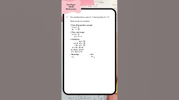 0580 Mathematics June 2025 Question Paper 11 #maths #0580 #numbers #igcse #igcsemaths #questionpaper