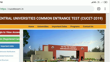 cucet answer key 2019