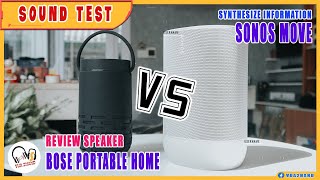 Sonos Move & Bose Portable Home l Sound Test