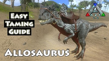 (Tagalog) Guide on How to Tame an Allosaurus | Ark Mobile Taming Tutorial