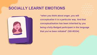 Lived Experiences of Emotion & Scientific Theory