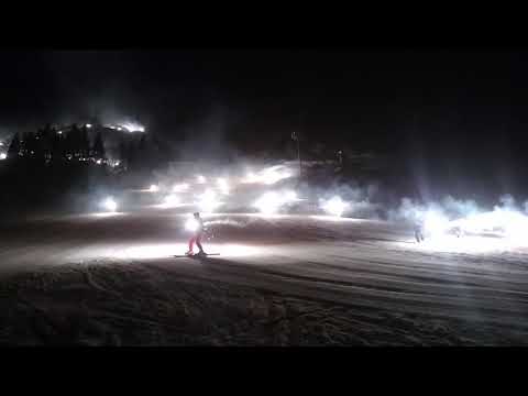 Torch decsend at Yuzawa Snow Festival