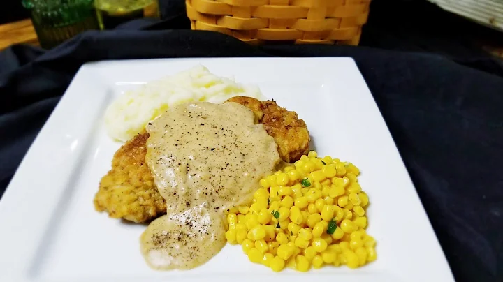How to make CHICKEN FRIED STEAK WITH GRAVY
