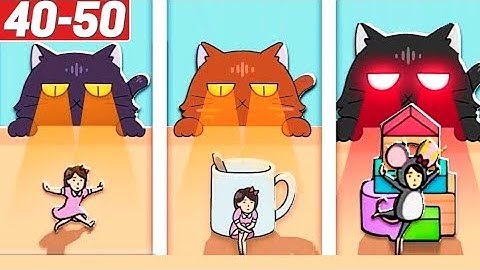 Hide and Seek: Cat Escape Gameplay Walkthrough Level 40-50 iOS Android All Unlocked Gifts