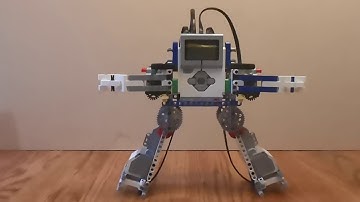 Dancing exercising robot built with ev3 bricks and motors