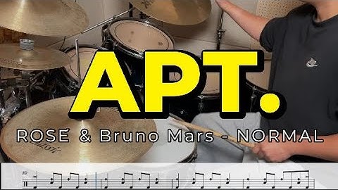 ROSÉ & Bruno Mars - APT. [NORMAL] - Drum Cover,Drum Score,Lesson,드럼연주,드럼악보,드럼레슨