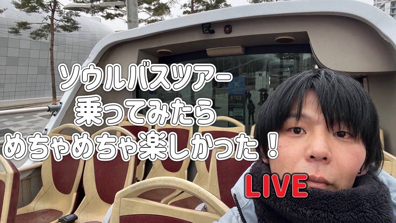 【神回】韓国旅行／ソウルバスツアー乗ってみたら楽しかった😆