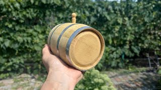 Mulberry wooden barrel DIY | From log to barrel | How to make a wooden barrel with your own hands by TM ZHENATAN 216,555 views 8 months ago 18 minutes