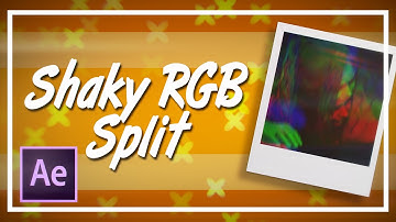 RGB Split Shake || After Effects [Tutorial]