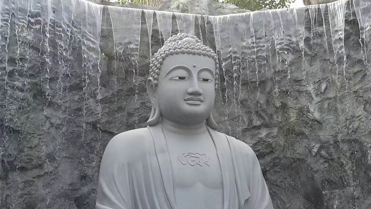 ชวนเที่ยว น้ำตกหลวงพ่อโตมหายาน วัดหลักสี่ฯ คลองดำเนินสะดวก อ.บ้านแพ้ว จ.สมุทรสาคร